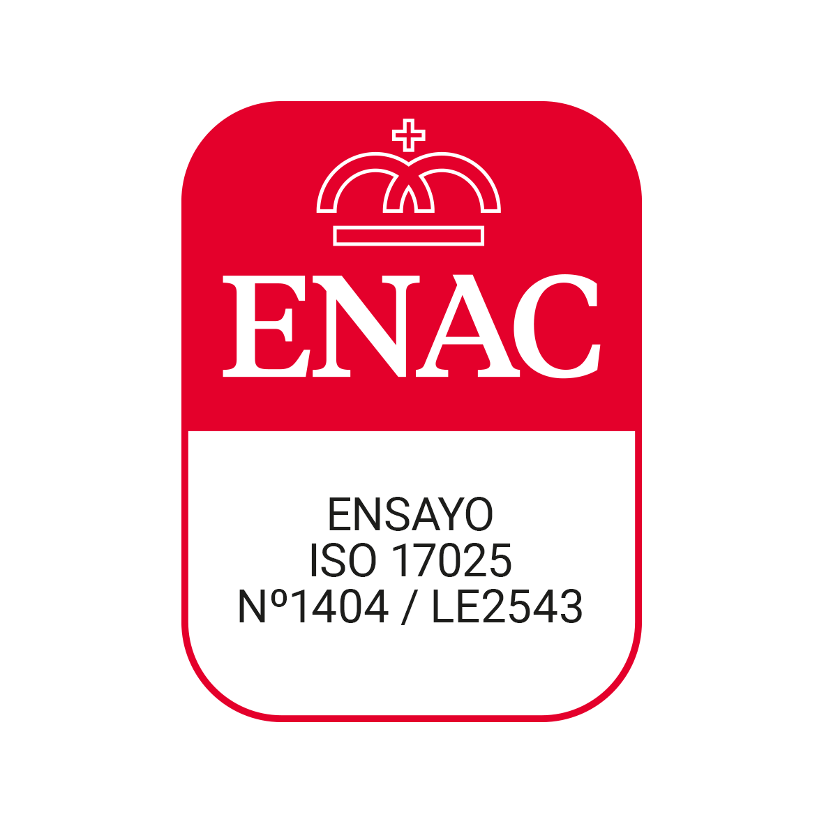 Logo acreditativo de la ENAC